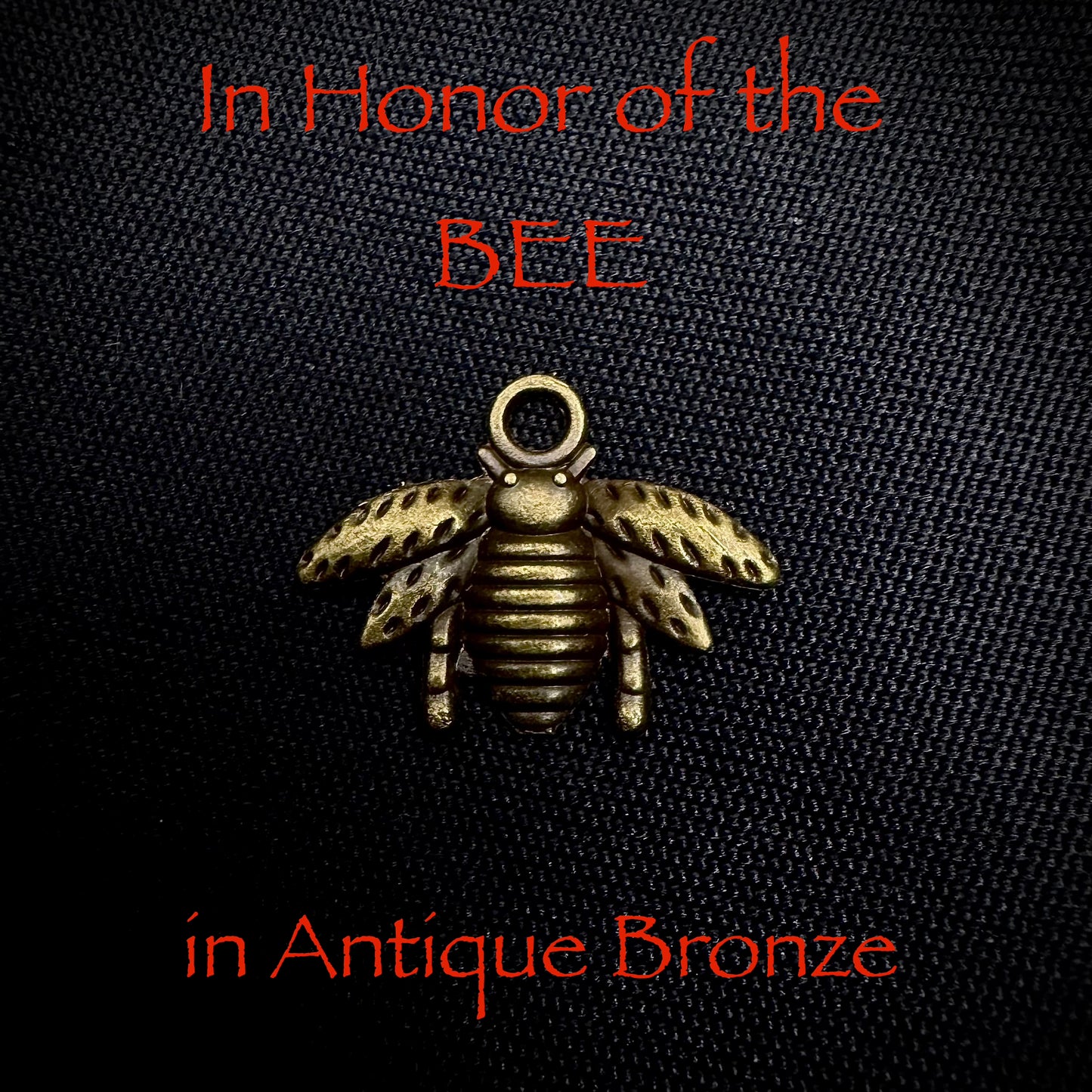 IN HONOR OF THE BEE in Antique Silver & Bronze finish