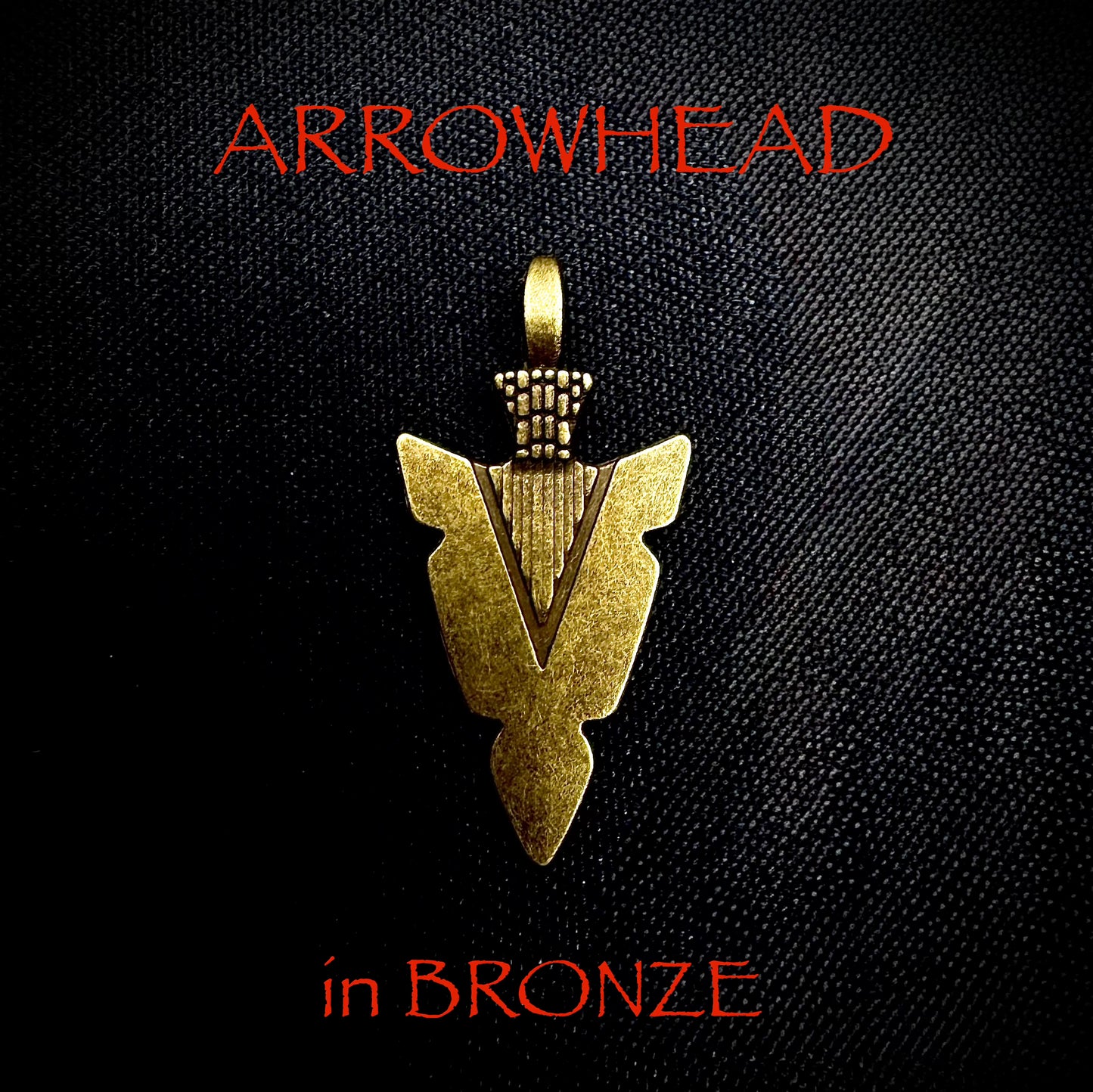 ANTIQUE BRONZE ARROWHEAD