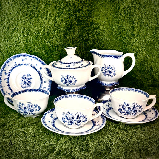 NORDIC BLUE TEA SET