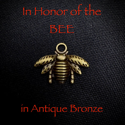 IN HONOR OF THE BEE in Antique Silver & Bronze finish