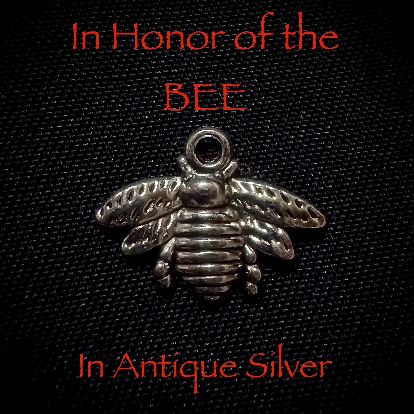 IN HONOR OF THE BEE in Antique Silver & Bronze finish