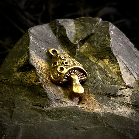 ANTIQUE BRONZE MUSHROOM