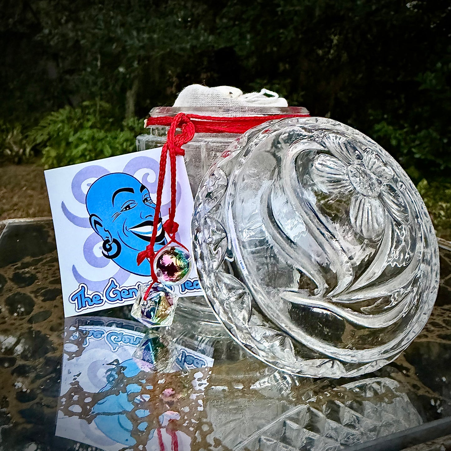 THE GENIE'S TEA - THE GLASS ROSE